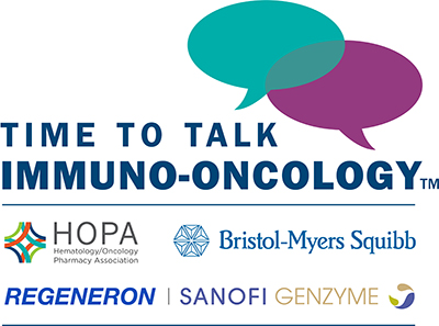 Time to talk Immuno-Oncology logo