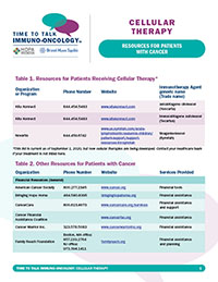 cellular therapy resources